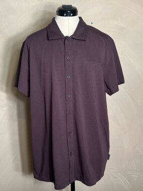 Scott James Contemporary Menswear,S/S Button-Up Minimalist Shirt, MSRP:$58|Sz:XL